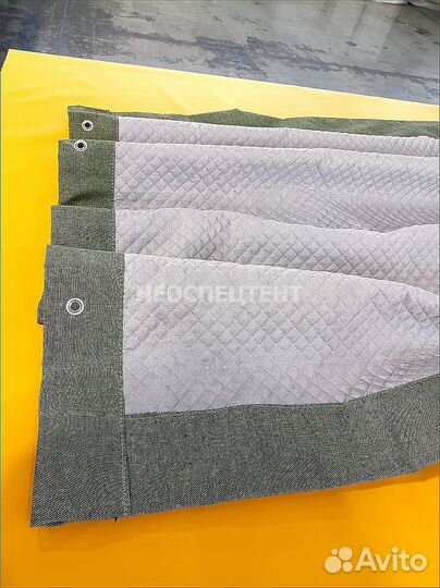 Штора из брезента утепленная