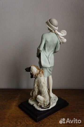 Джузеппе Армани Тереза с афганской борзой Флоренс