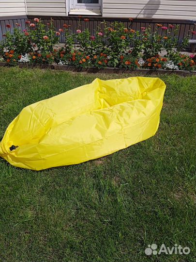 Садовая надувная лодка-гамак