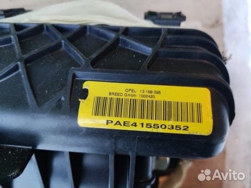 Аэрбег в торпедо Opel Astra H