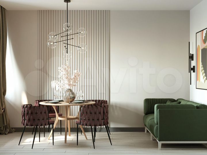 1-к. квартира, 51,8 м², 3/7 эт.
