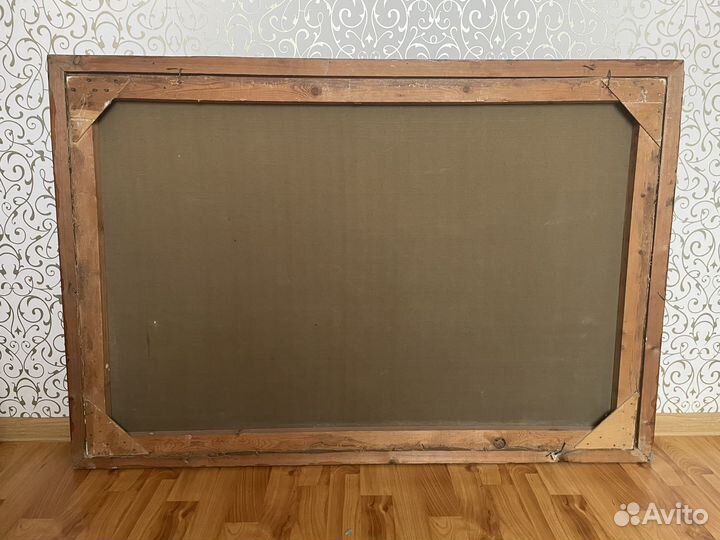 Картина маслом огромная 1973 г