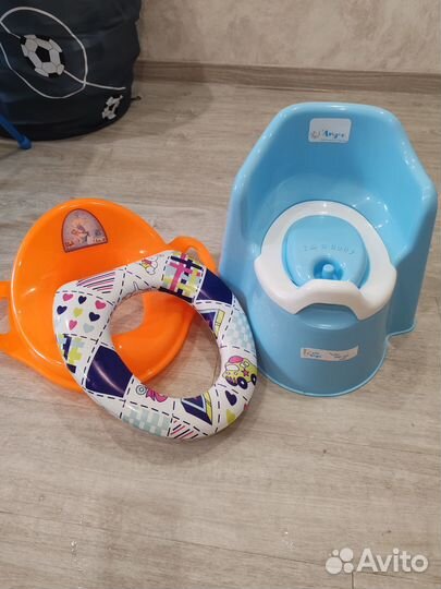 Детский горшок с насадками для унитаза