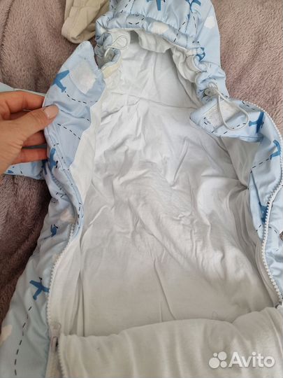 Конверт (комбинезон) для мальчика весна осень