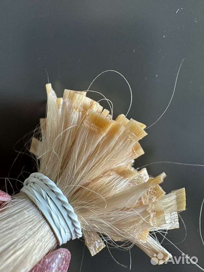 Волосы для наращивания блонд