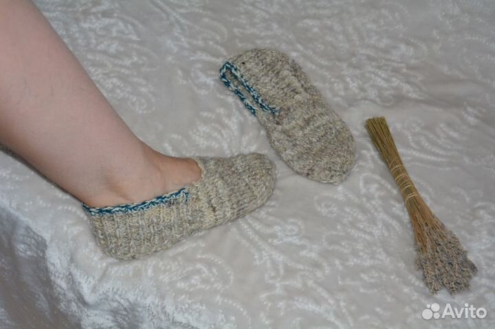Следки вязаные женские