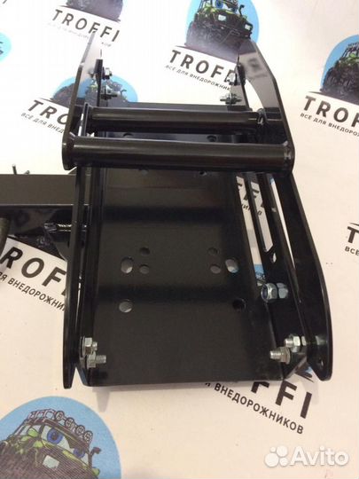 Площадка съёмная под лебедку под квадрат с ручками