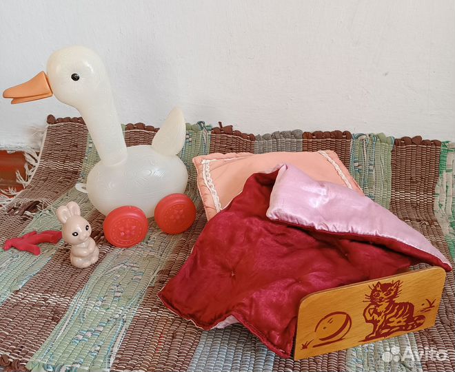 Игрушки Кукольная кроватка Мишка СССР и другие