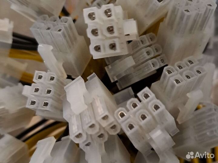 Провод(коса) 6 пин х10 на блок питания(asic)