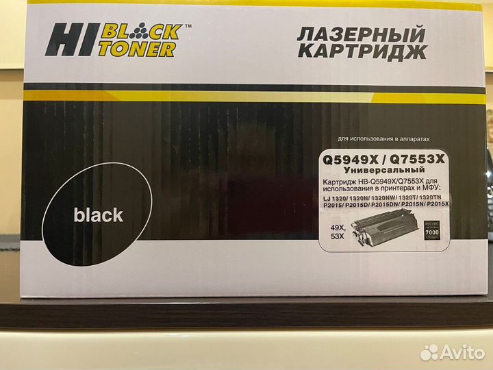 Катридж в принтер hp q7553a q5949x q7553x