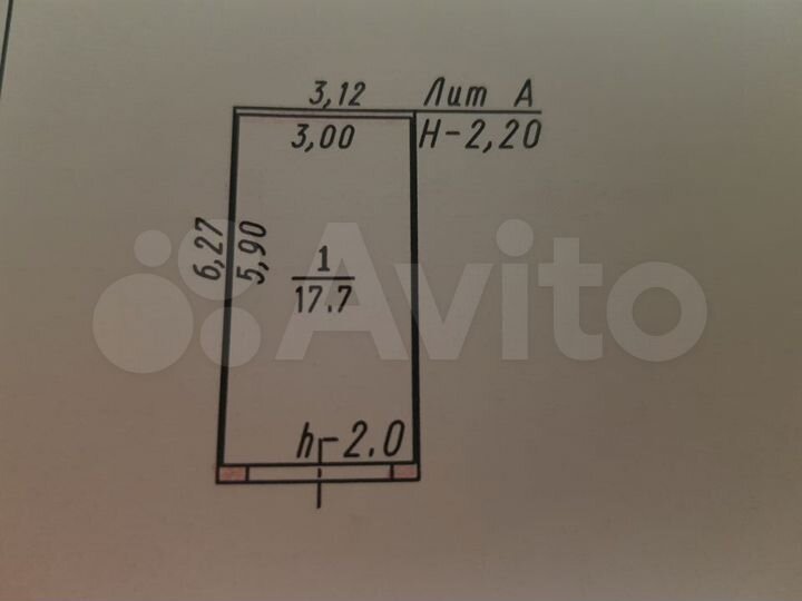 Гараж, 18 м²