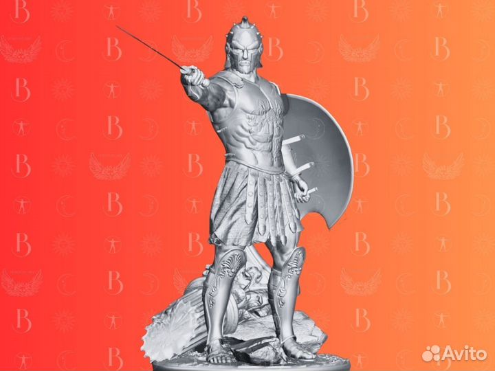 Статуя Гладиатора Максимуса 2м