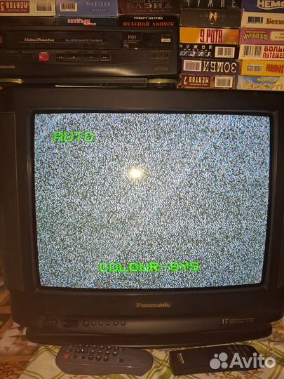 Телевизор и видак Panasonic