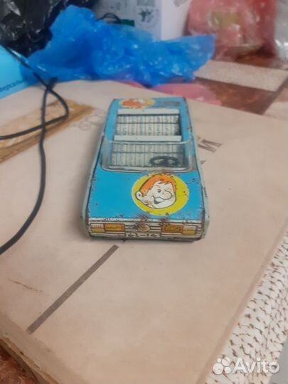 Детская машинка железная СССР