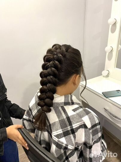 Плетение кос, косы с канекалоном, объёмные косы