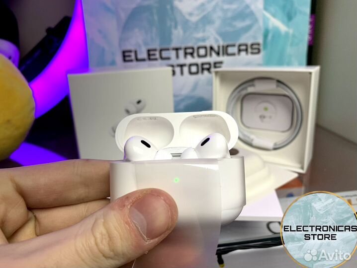 AirPods Pro 2 Apple Наушники Молочно-Белые