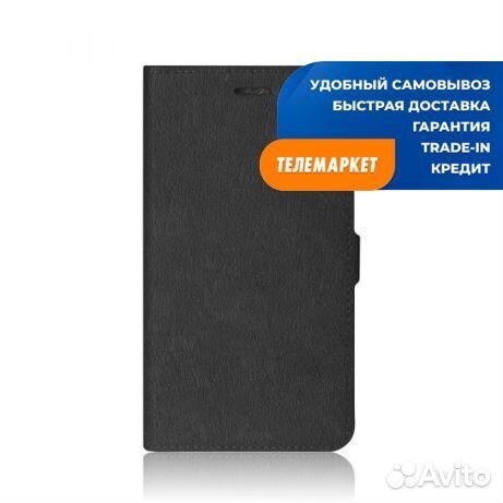 Чехол-книжка DF для Samsung Galaxy Note 10+ Black