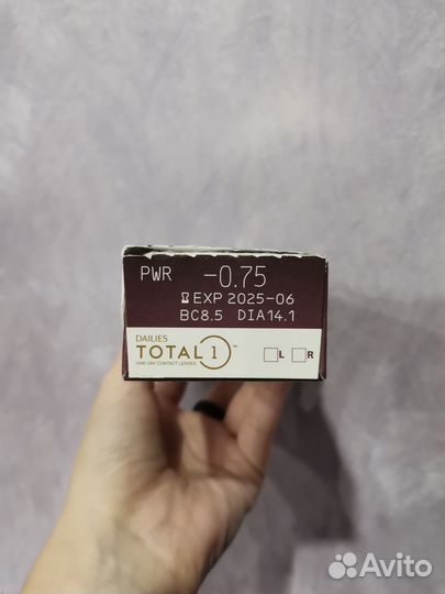 Контактные линзы - 0,75