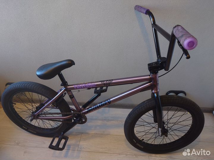 Велосипед бмх Sundey Scout фиолетово-прозрачный
