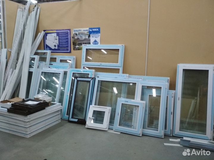 Окна размер 530*1200 (глухое)