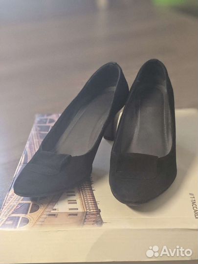 Туфли женские замшевые