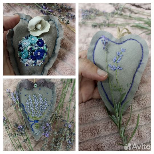 Саше с лавандой, игольница. Подарок из Крыма