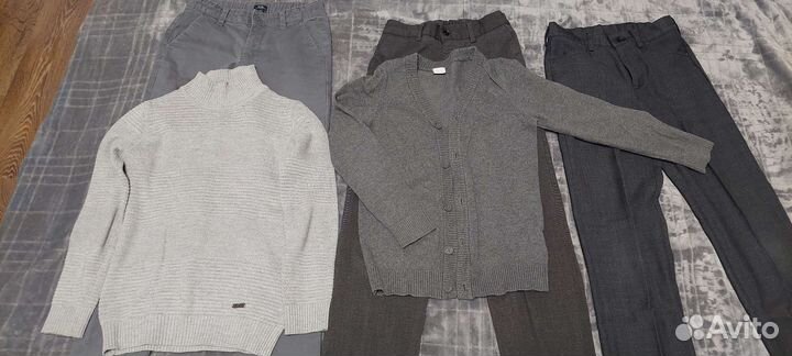 Школьные вещи на мальчика, брюки,рубашка128 134