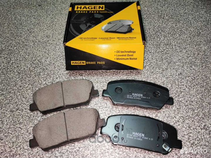 Колодки передние GP1403 Hagen Kia ceed