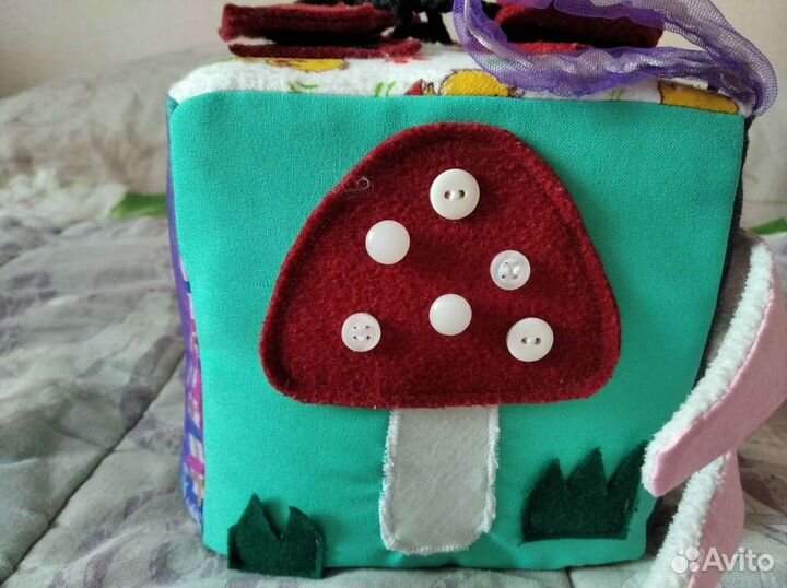 Мягкий кубик развивающий