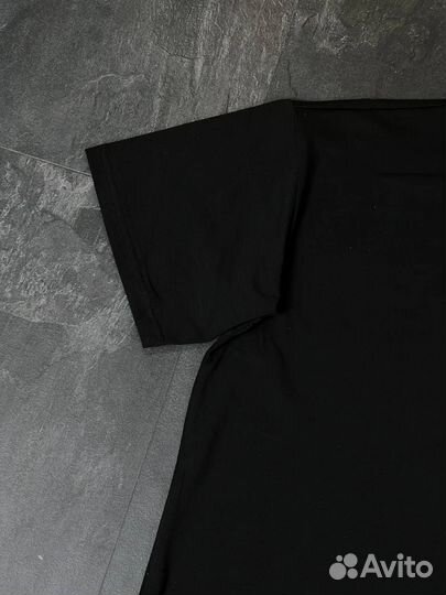 Футболка stussy x nike чёрная