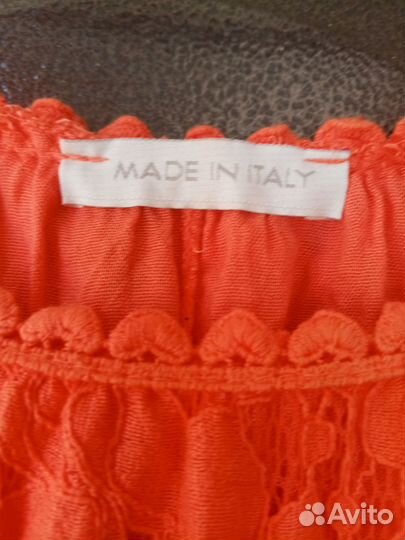 Платье оверсайз все выбитое италия