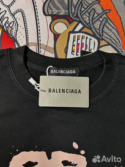 Свитшот Balenciaga черный