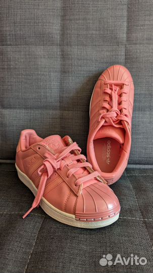 Кроссовки adidas superstar metal pink новые