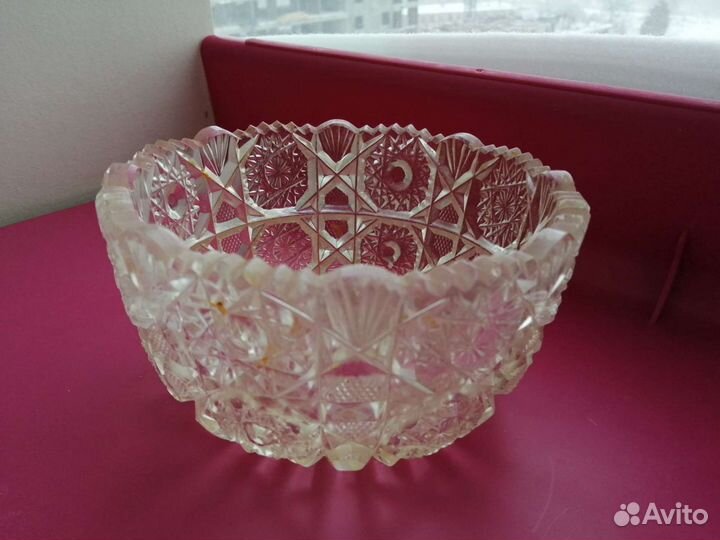 Ваза хрустальная СССР