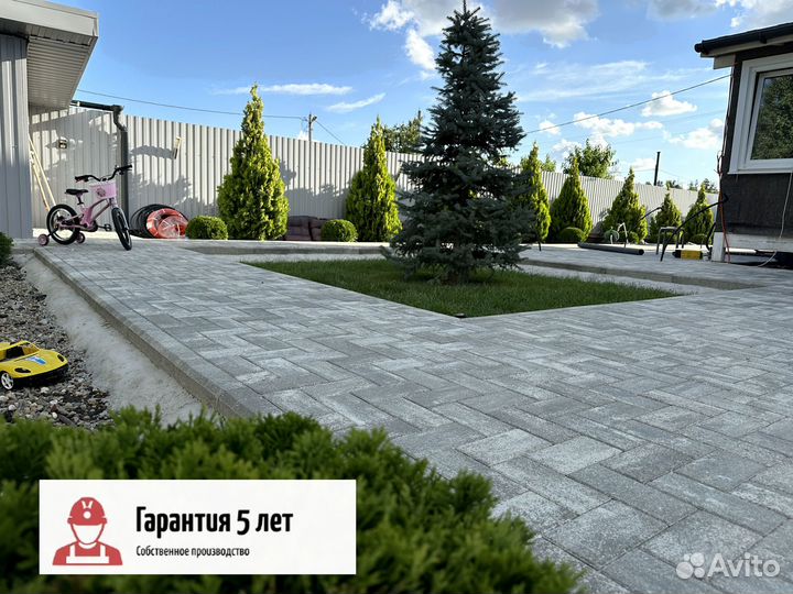 Брусчатка тротуарная плитка