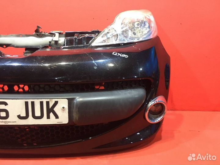 Ноускат Peugeot 107. Передняя часть