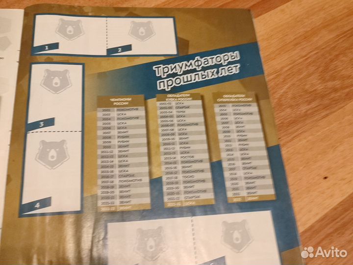 Альбом panini рпл 2023 2024