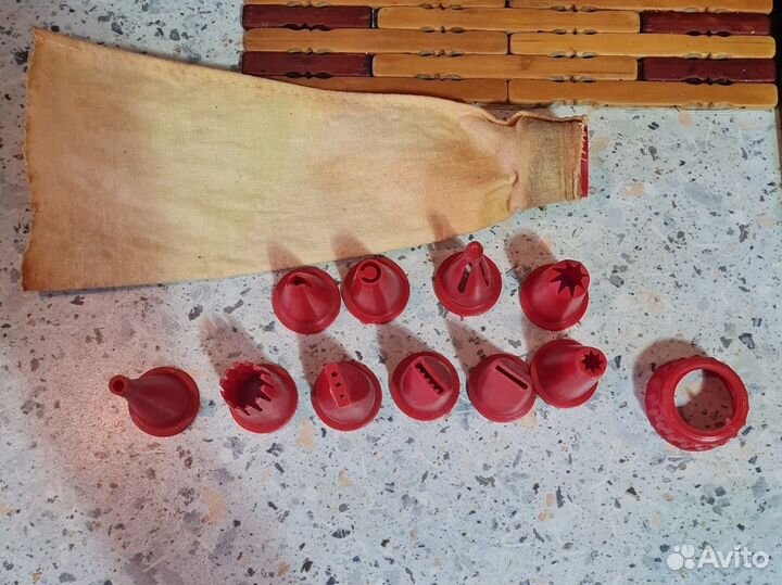 Кондитерский мешок с насадками