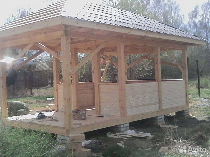 Деревянные беседки