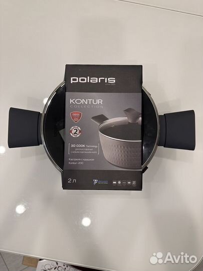 Кастрюля Polaris новая кованный аллюминий