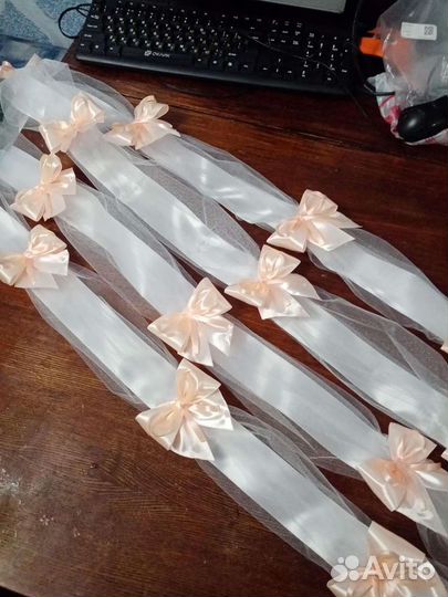 Свадебные ленты на машину