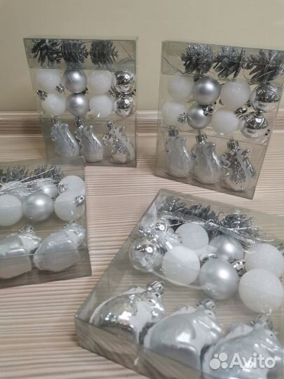 Набор елочных игрушек, новый