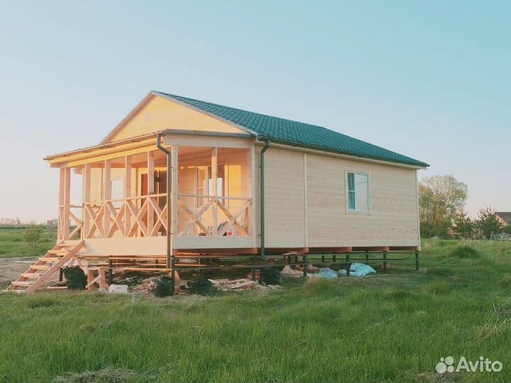 Каркасный дачный домик