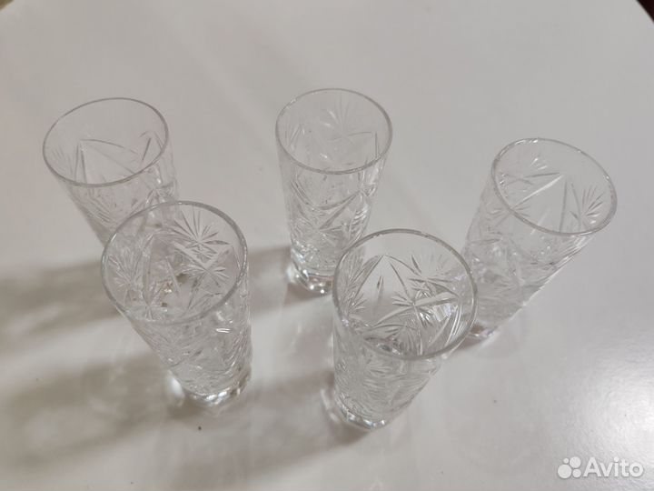 Стопки хрустальные СССР