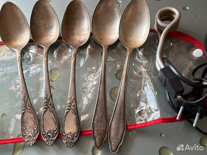 Ложки столовые мельхиор СССР
