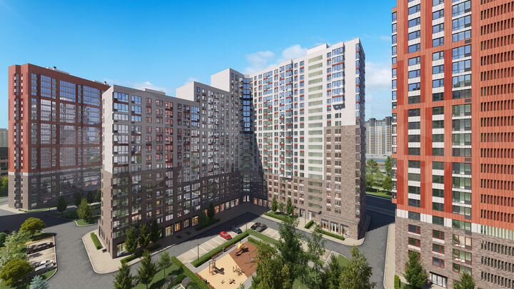 2-к. квартира, 37,1 м², 7/22 эт.