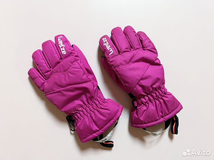 Перчатки зимние для девочки 7 8 9 лет
