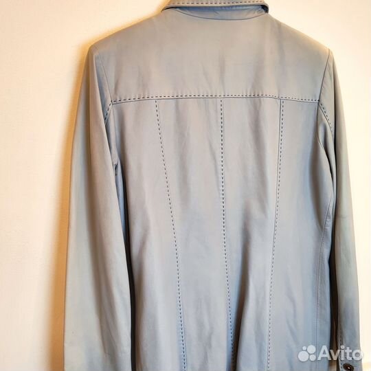 Кожаная куртка рубашка zilli 46 М оригинал