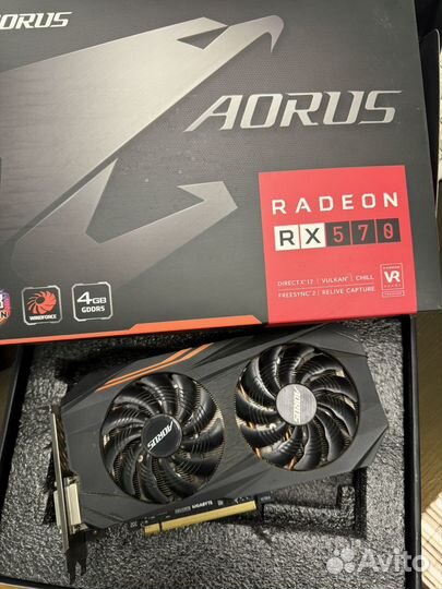 Видеокарта rx570 4gb