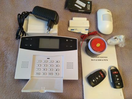 Охранная сигнализация GSM+wifi